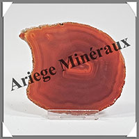 AGATE MARRON - Tranche Fine - 93x77x5 mm - 49 grammes - Taille 3 - M011