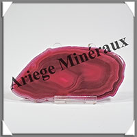 AGATE ROSE - Tranche Fine - 112x54x4 mm - 55 grammes - Taille 3 - M002