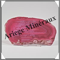 AGATE ROSE - Tranche Fine - 115x63x5 mm - 71 grammes - Taille 3 - M011