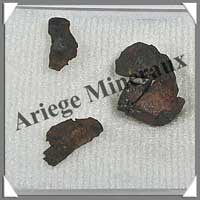 Mtorite de GIBEON - 2 grammes - Multiples Fragments - M023