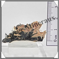 RUTILE sur HEMATITE - 13,2 grammes - 35x20x10 mm - M014
